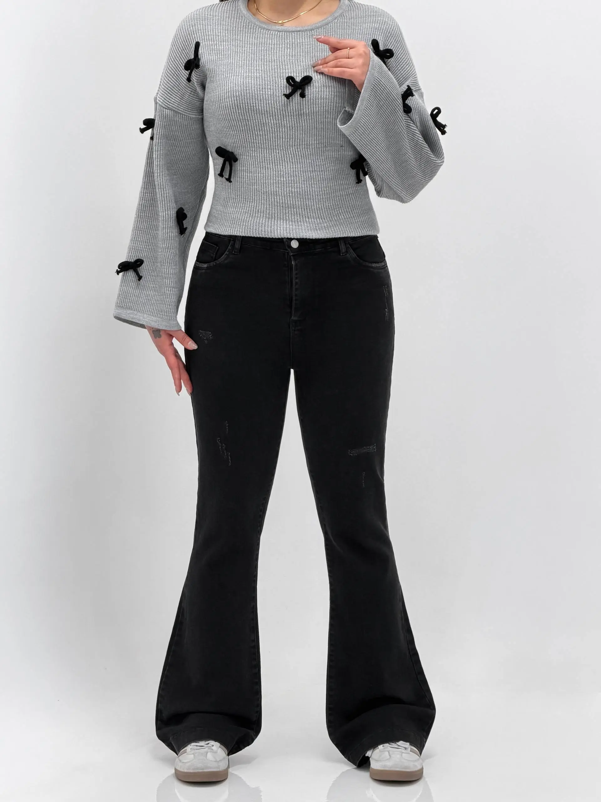 3849-شلوار بوت کات ترک